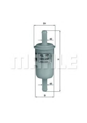 Filtro combustible Mahle Original KL97OF precio, desde 23,20 EUR